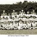 32-257 All Saints Sports Tean 1957 Wigston Magna