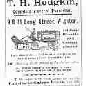18-001 T H Hodgkin Undertaker Long Street Wigston Magna