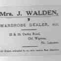 22-493 Mrs J Walden of Wigston Magna business card