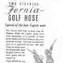 23-792 Two Steeples Wigston Magna Golf Hose advert 1940