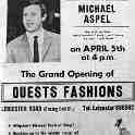 31-298 Advert for Quests Fashions Leicester Road Wigston Magna  1971