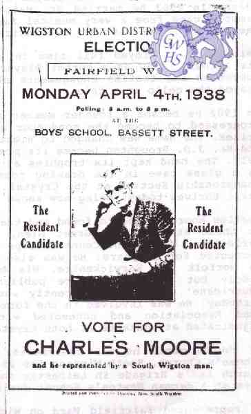 15-115 Charles Moore Election Poster 1938