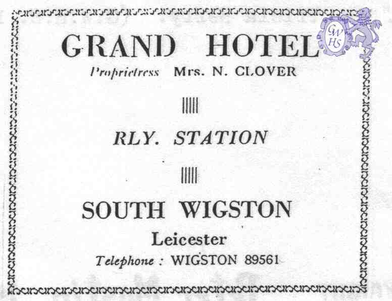 20-034 Grand Hotel South Wigston Advert