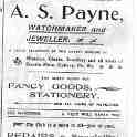 20-021  A S Payne Blaby Road South Wigston Advert