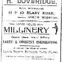 20-162 H Loveridge Millinery 63 Blaby Road South Wigston