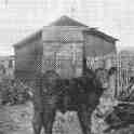 22-392 Les Forryan's hut Aylestone Lane  Wigston Magna circa 1948