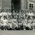 34-217 Bell Street Infant School Teaching Staff - 1964. Mrs Brown's (Headmistress) retirement Wigston Magna
