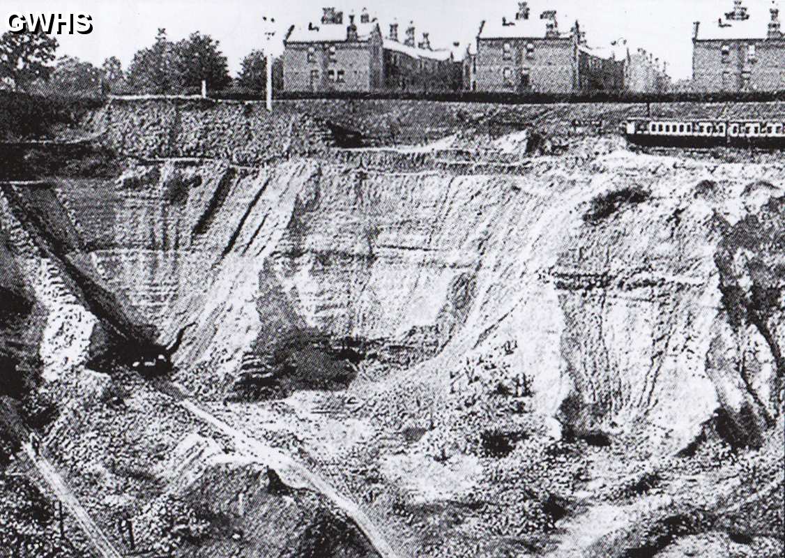 34-272 Main clay pit at Wigston Junction Brick & Tile Works c 1895