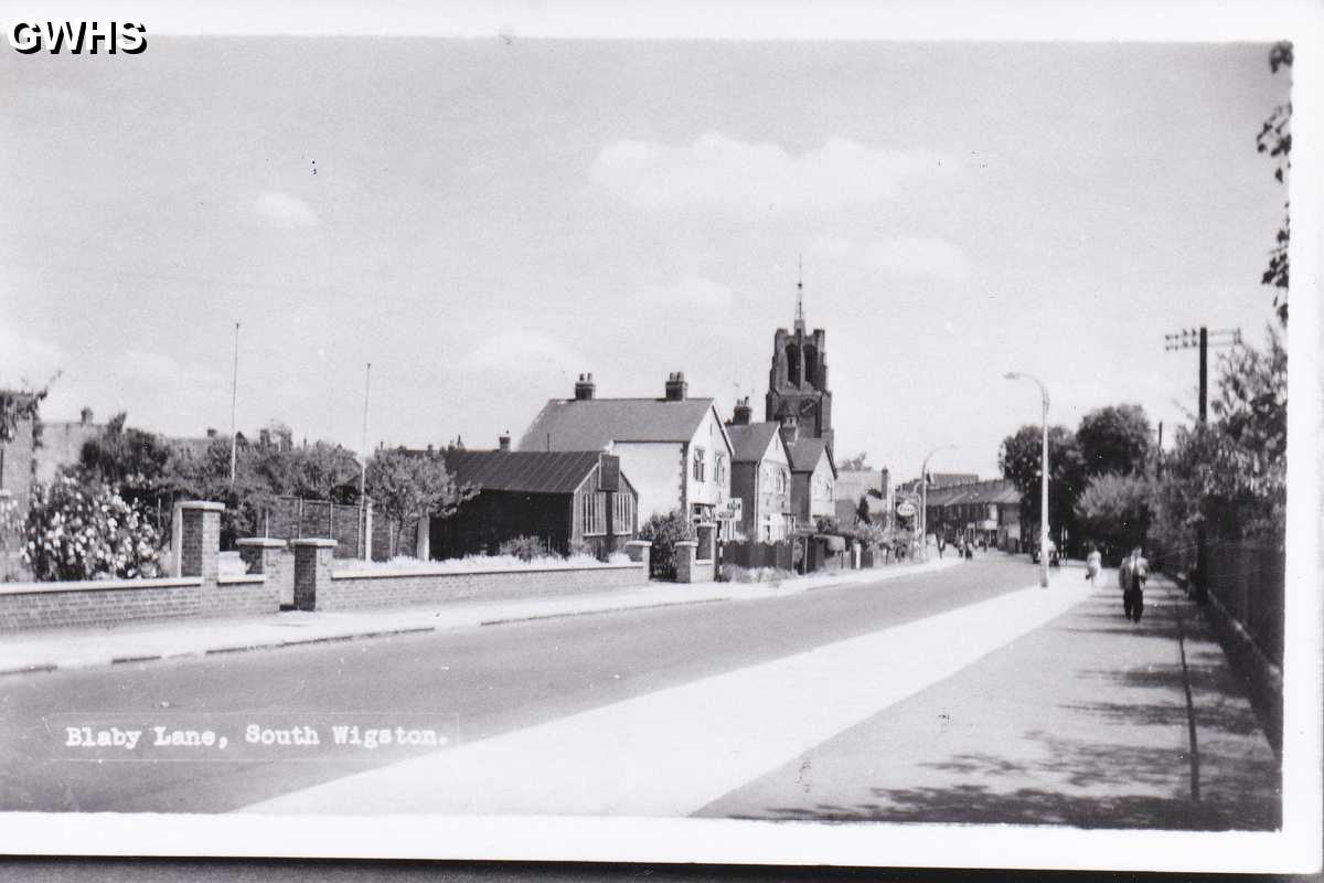 34-984 View along Blaby Lane South Wigston 1961