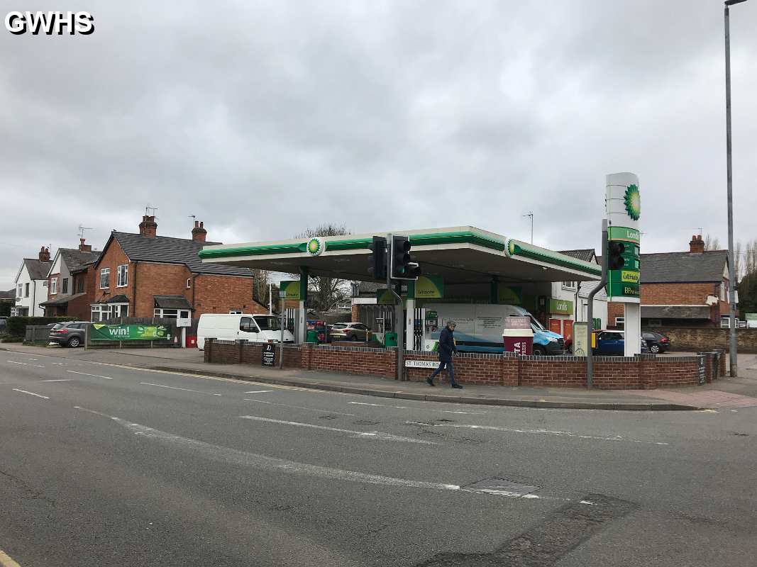 35-532 Petrol Station on corner of Blaby Lane and Saffron Road South Wigston Mar 2020