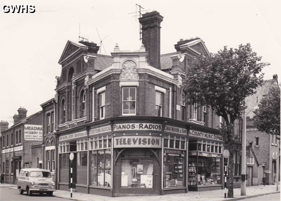 24-041 Chas Moore's music shop on Blaby Road South Wigston c 1960's