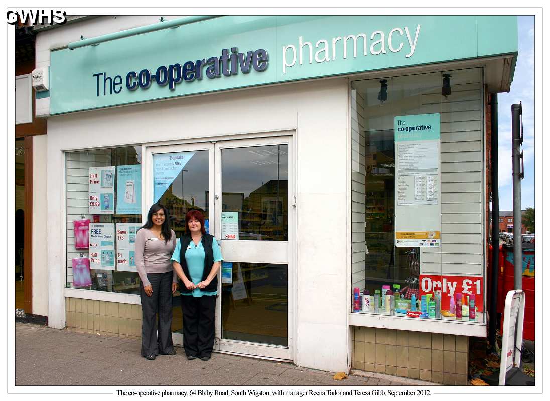 29-182 Co-Operative Pharmacy 64 Blaby Road South Wigston 2012