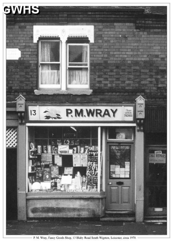 29-236 P M Wray's Shop 13 Blaby Road South Wigston 