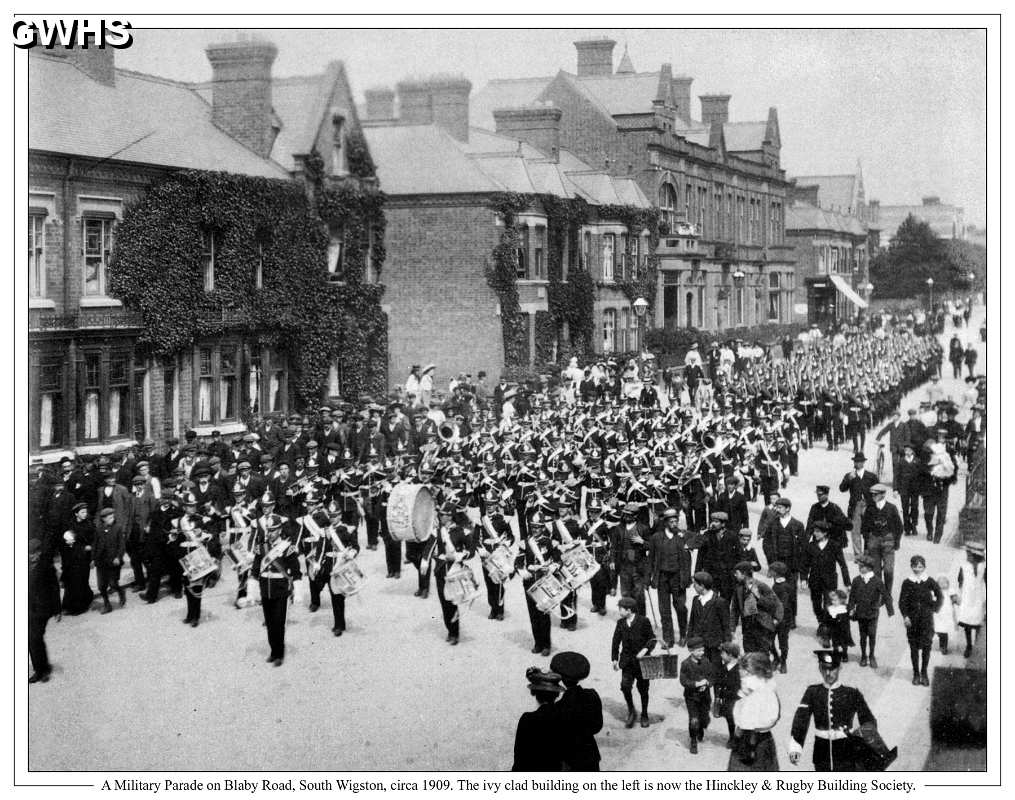 29-340 Parade on Blaby Road South Wigston 1909