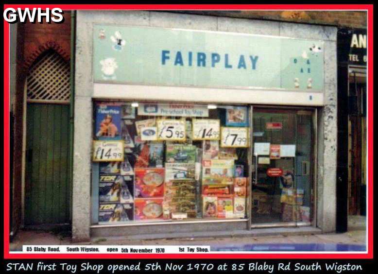 32-353 One of the old Toy Shops at 85 Blaby Road South Wigston 1970