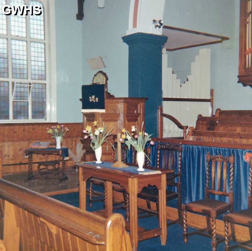 34-874 Inside South Wigston Congregational Church Blaby Road 1967