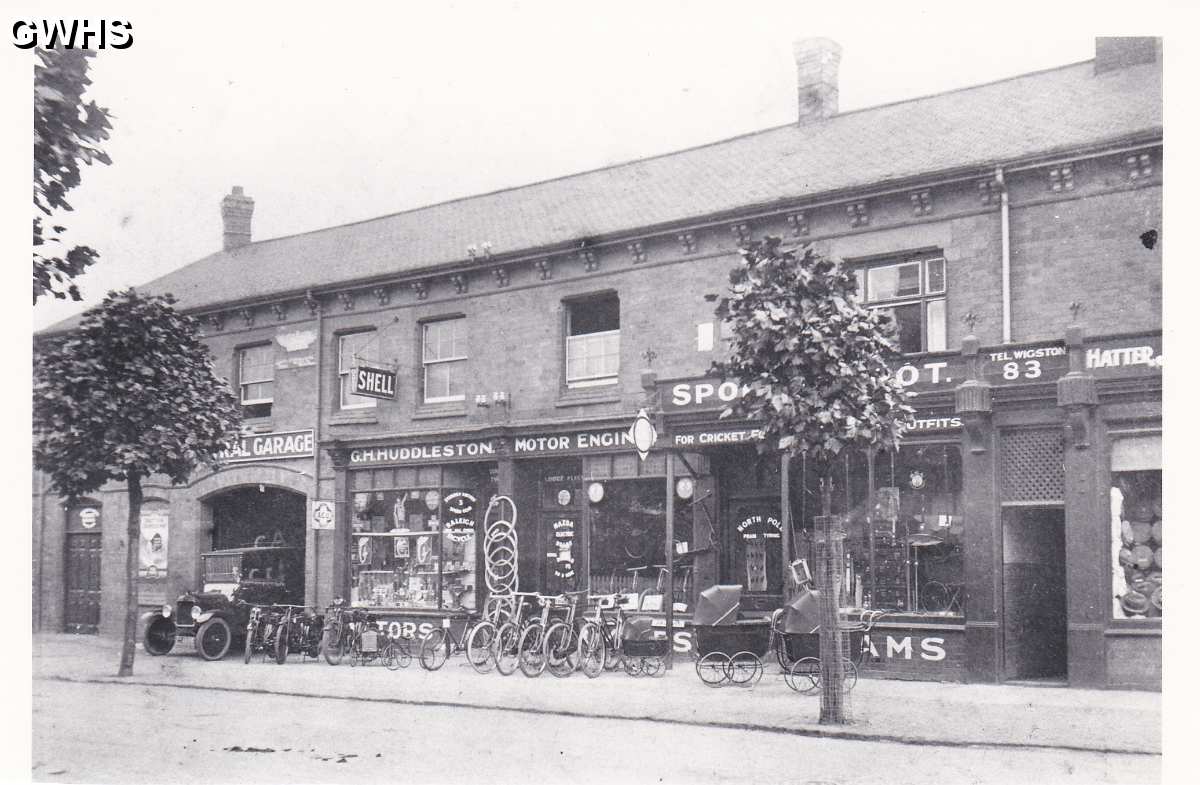 7-1 Huddlestone's Garage 1927 Blaby Road next to the level crossing South Wigston