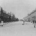 22-071 Blaby Road South Wigston circa 1910, shop with awning on left is Holes's Chemist