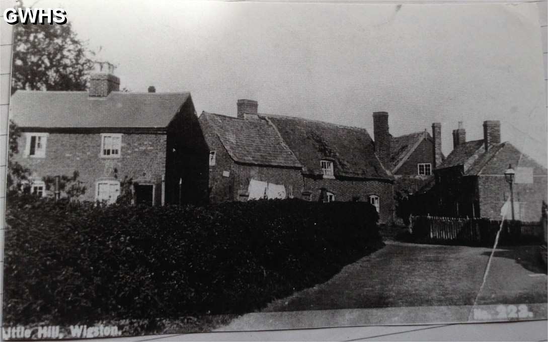 26-078 Cottages at the bottom of Blunts Lane with Cross Street taken circa 1910