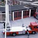 33-725 Rear of Wigston Fire Station on Bull Head Street 1986