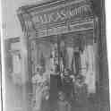 19-027 Lucas shop 10 Bell Street Wigston Magna l - r Marion Audrey Josey Orson- Duncas front Brian and Andy 1941