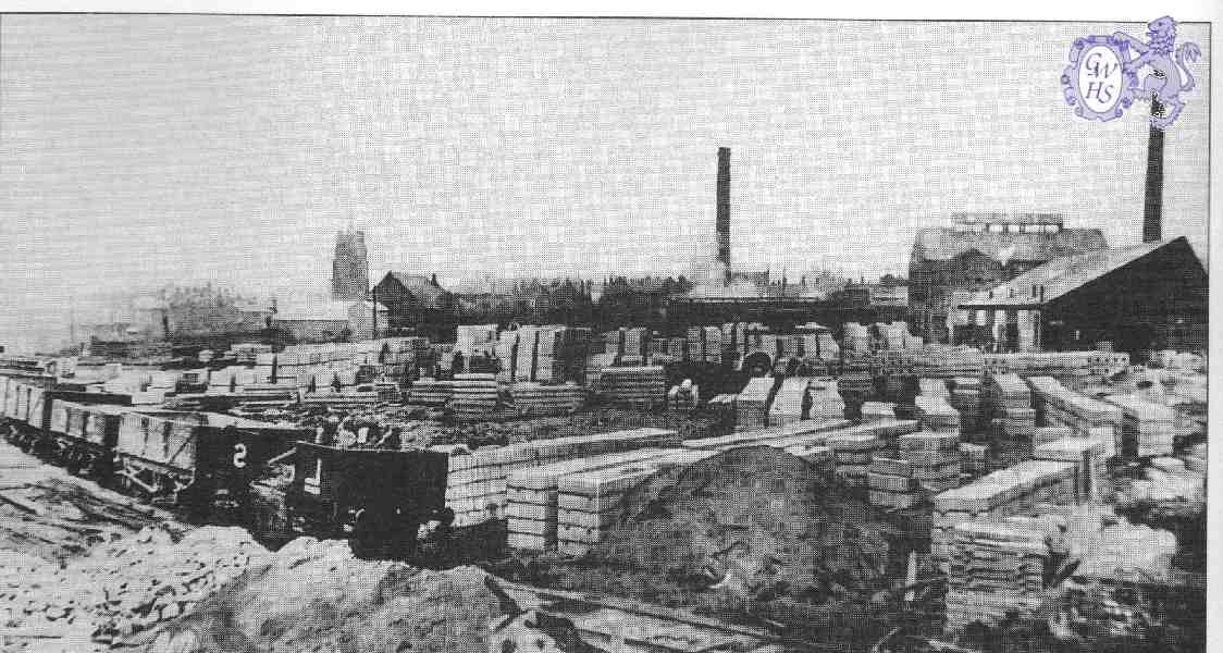 15-043 Constone works Blaby Road South Wigston partially on site of old brickyard c 1929 prior to chimney demolition