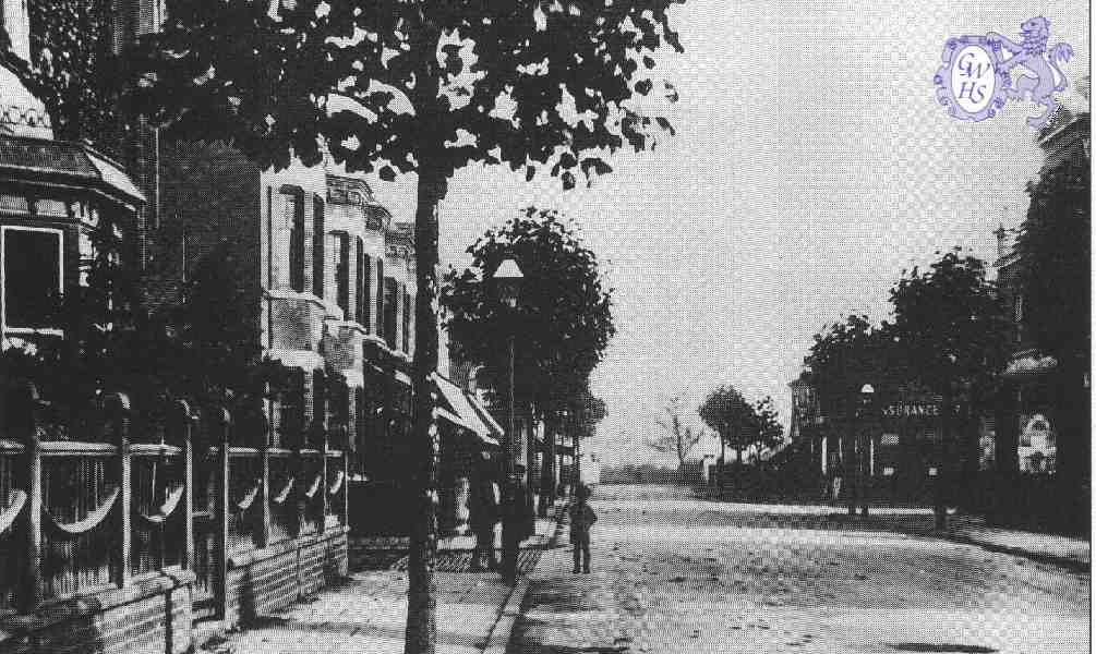 22-126 Blaby Road South Wigston circa 1925 level crossing can be sen in the distance 
