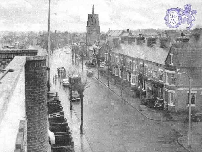 22-514 Blaby Road South Wigston circa 1960 Viewed from the roof of the Ritz Cinema