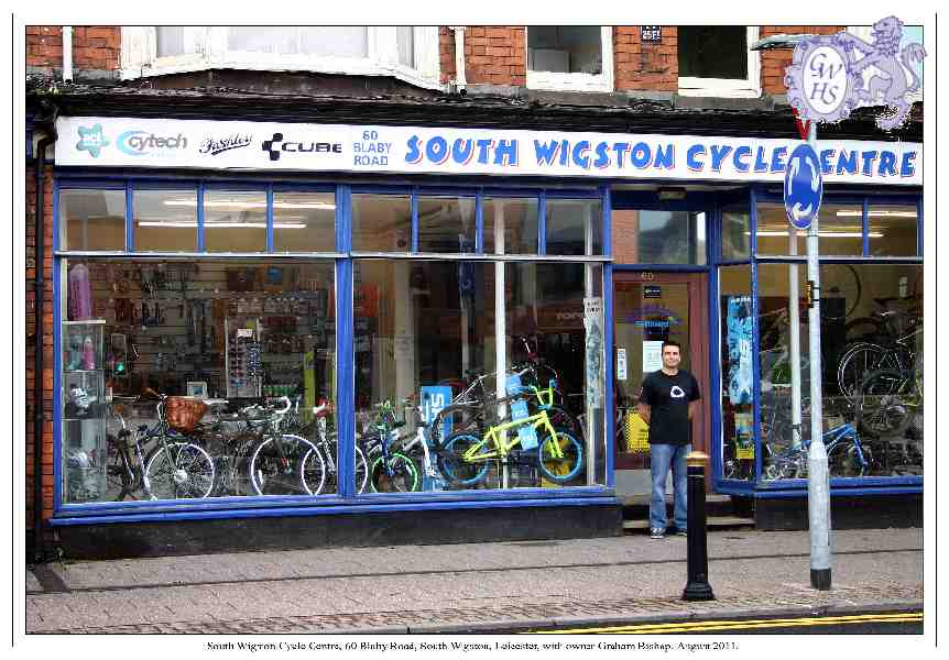 29-175 South Wigston Cycle Centre on Blaby Road 2012
