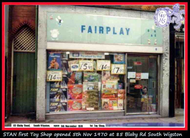 32-353 One of the old Toy Shops at 85 Blaby Road South Wigston 1970
