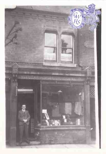 7-19 Mr Jaques the Tailor c 1930  27 Blaby Road South Wigston