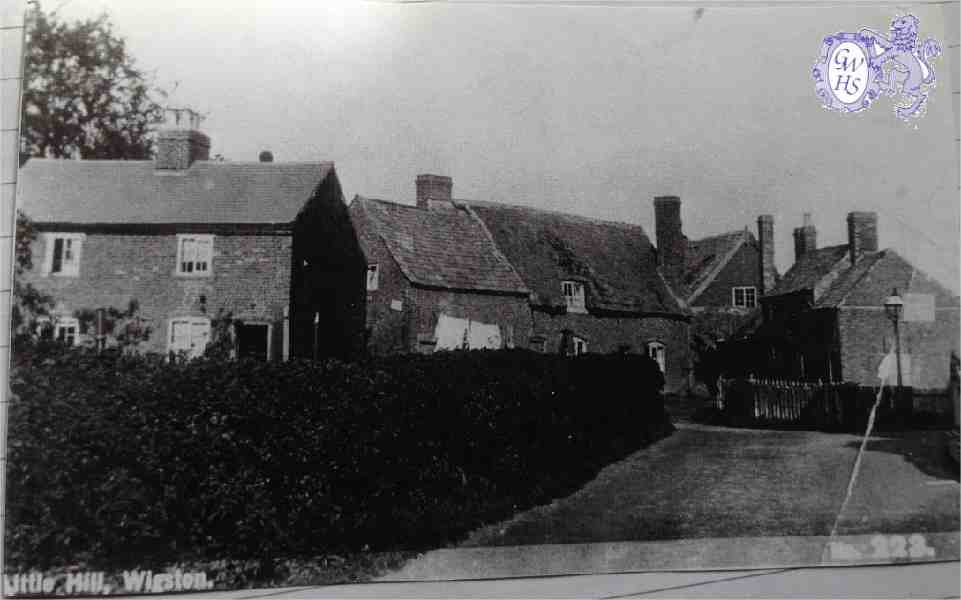 26-078 Cottages at the bottom of Blunts Lane with Cross Street taken circa 1910