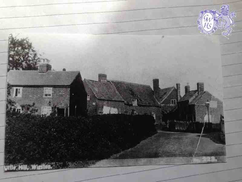 26-079 Cottages at the bottom of Blunts Lane with Cross Street taken circa 1910
