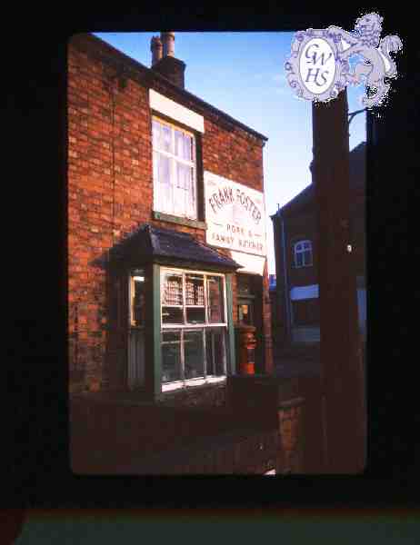 26-175a Frank Foster Pork Butchers Bull Head Street - Newton Lane Wigston Magna circa 1960