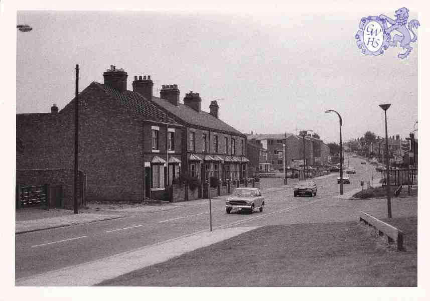 26-375 Bull Head Street Wigston Magna looking south in 1973