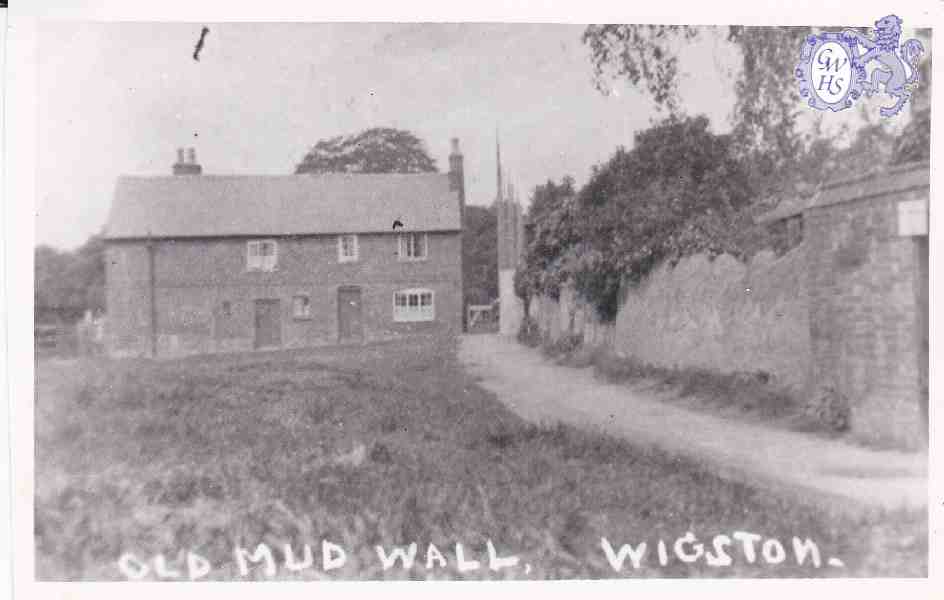 8-60 Old Mud Wall on Bull Head Street Wigston Magna now site of Police Station