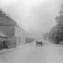 23-004 Bull Head Street looking south - low building on left is Framework Knitting workshop c 1900  Wigston Magna