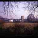 26-191 Wyggeston Farm House 68 Bull Head Street looking across fields from the Lanes circa 1960