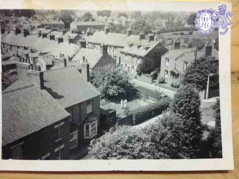 30-026 1956 photo shows the Dalby house at the top corner of Burgess St and Oadby Rd Wigston Magna