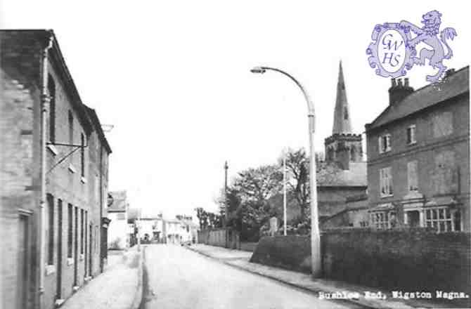 29-580 Bushloe End Wigston Magna circa 1935 with The Elms on the right before development