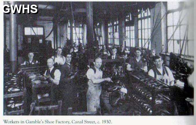 32-344 Workers at Gambles Shoe Factory Canal Street South Wigston c 1930