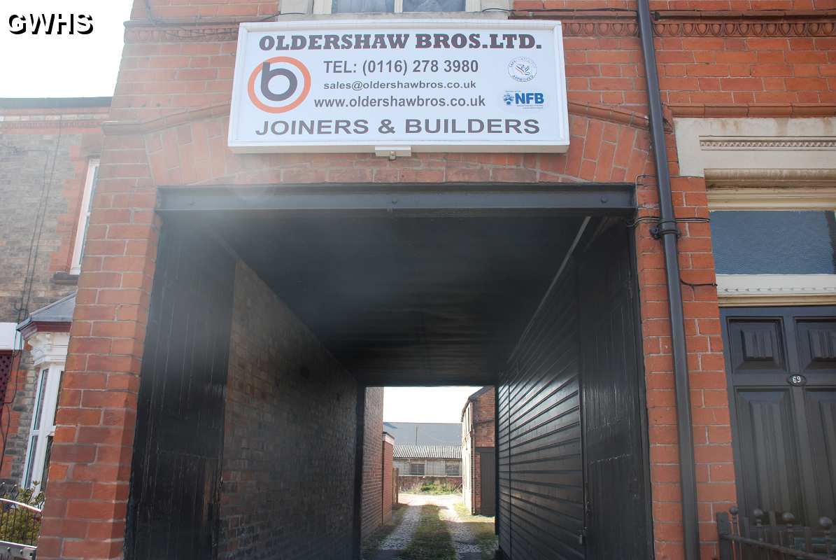 35-789 Oldershaw Bros Builders Canal Street South Wigston Front Elevation of Gateway