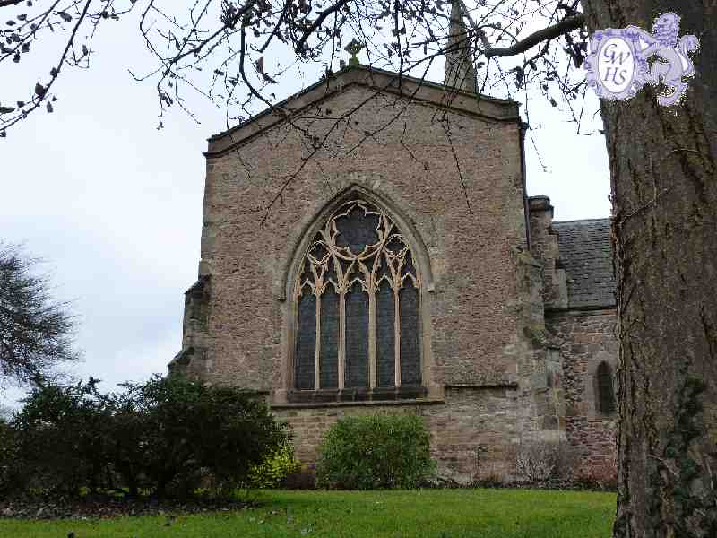 19-090 East window of All Saint's Church  Moat Street Wigston Magna Feb 2012