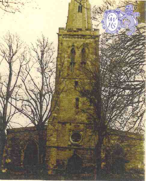 23-442 All Saints Church taken from the West Wigston Magna