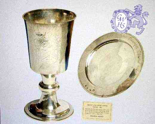 5-27a The Davenport Silver Cup & Patten 1661 at All Saints Church Wigston Magna