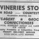 20-095 Vineries Stores Station Road Countesthorpe Advert circa 1963