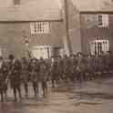 25-056 Guides parade outside St Andrews Church Countesthorpe 1930's