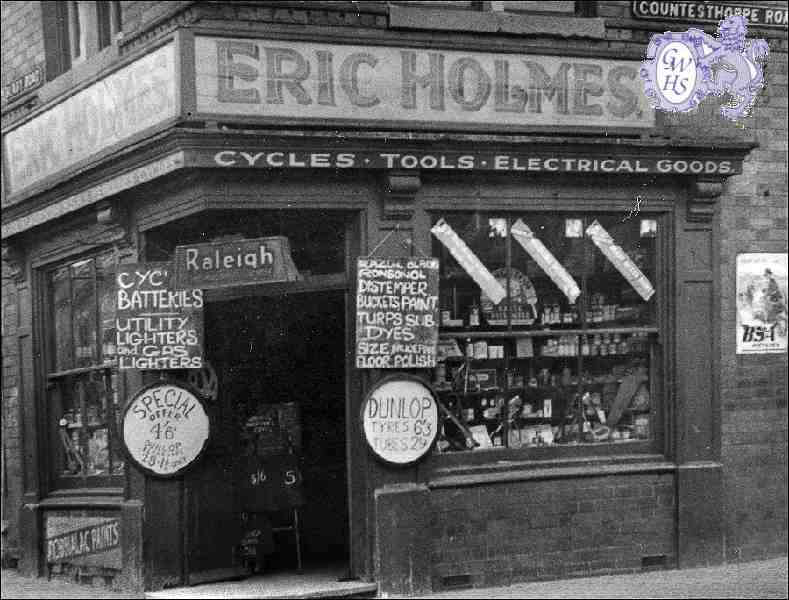 29-243 Eric Holmes Cycle Dealership Countesthorpe Road South Wigston c 1934