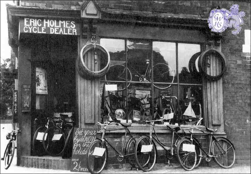 29-244 Eric Holmes Cycle Dealer 6 Countesthorpe Road South Wigston c 1934