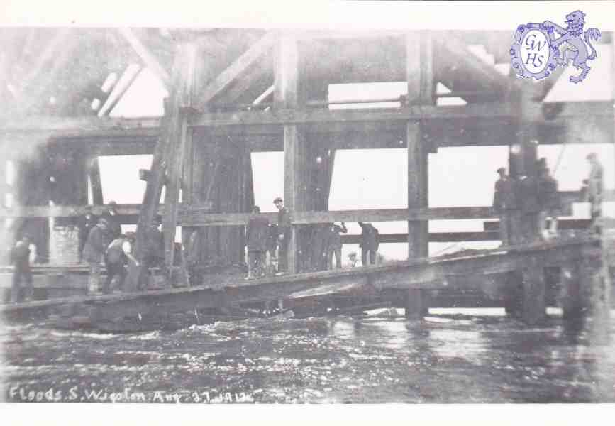 7-63 Crow Mills Bridge South Wigston 1900's (replacing wooden bridge with brick structure)